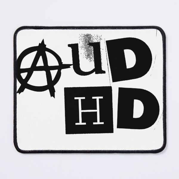 Item preview, AUDHD - Neuro-different (black type) designed and sold by Danspie.
