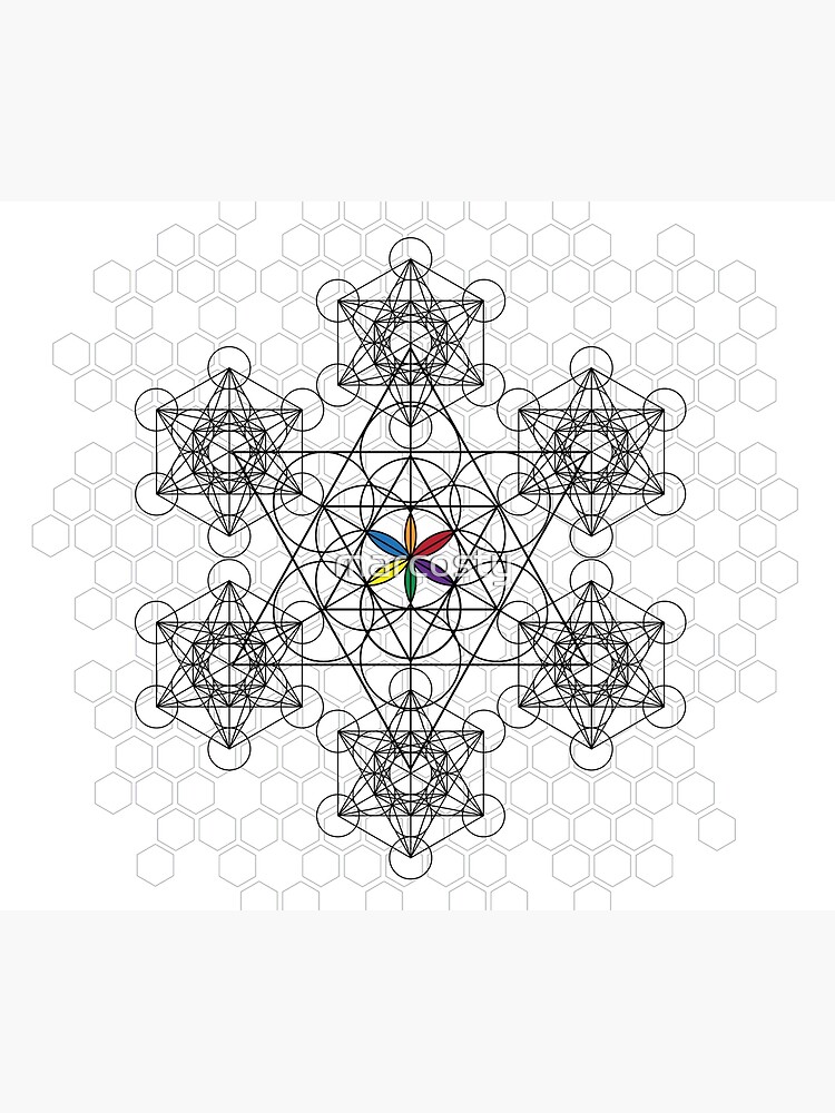 Metatron's discount cube tapestry