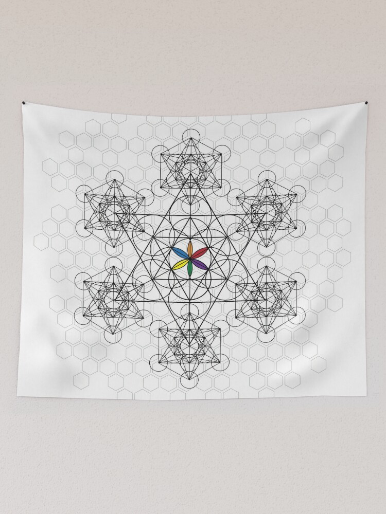 Metatron's discount cube tapestry