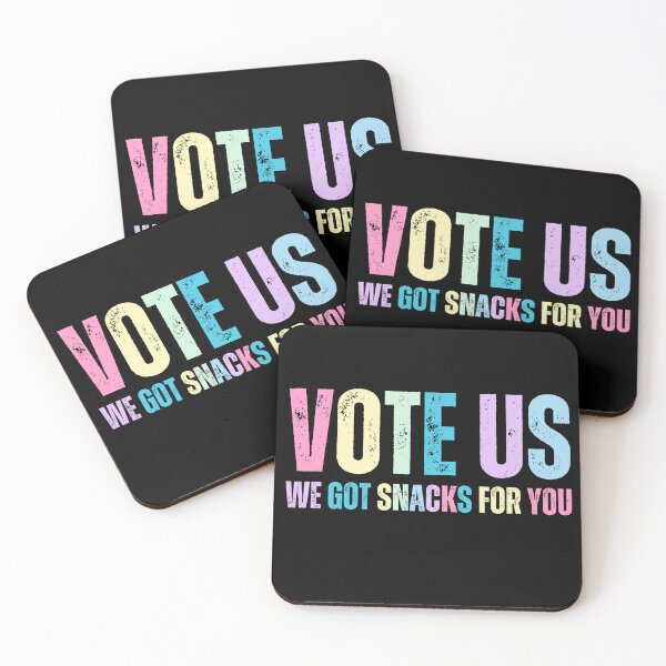 Item preview, "Vote Us We Got Snacks 4 U"  designed and sold by MapleTArts.
