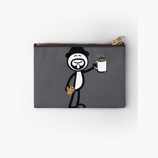 Item preview, GG Coffee Guy Stick Figure With Cookie designed and sold by GDGCreations.