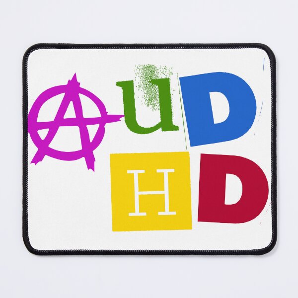 Aperçu de l'œuvre AUDHD Neuro-différent (couleurs) créée et vendue par Danspie.
