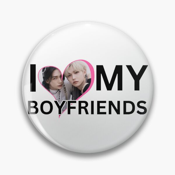 Item preview, Kpop Skz Stray Kids Hyunjin and Felix I Love My Boyfriends designed and sold by StarBunnyDesign.