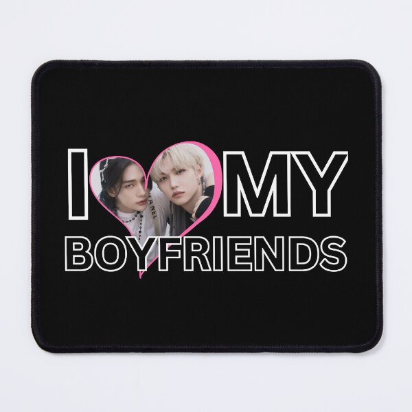 Item preview, Kpop Skz Stray Kids Hyunjin and Felix I Love My Boyfriends designed and sold by StarBunnyDesign.