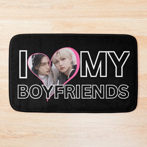Item preview, Kpop Skz Stray Kids Hyunjin and Felix I Love My Boyfriends designed and sold by StarBunnyDesign.