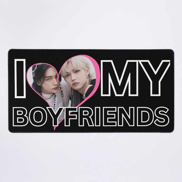 Item preview, Kpop Skz Stray Kids Hyunjin and Felix I Love My Boyfriends designed and sold by StarBunnyDesign.