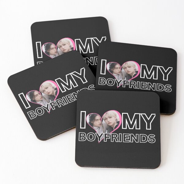 Item preview, Kpop Skz Stray Kids Hyunjin and Felix I Love My Boyfriends designed and sold by StarBunnyDesign.