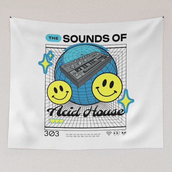 Item preview, ACID HOUSE  - The Sounds Of (black)  designed and sold by Discothreadz.