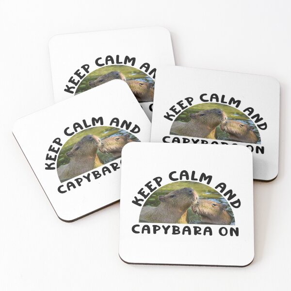 Item preview, Keep Calm And Capybara On designed and sold by TheAnimalZ00.