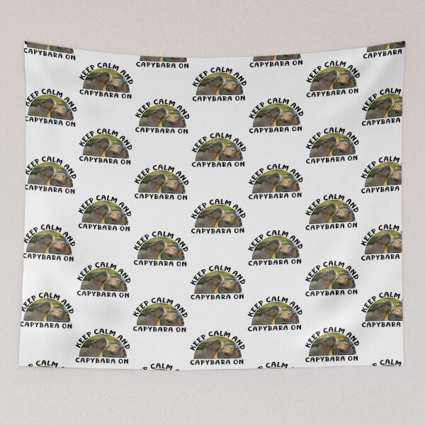 Item preview, Keep Calm And Capybara On designed and sold by TheAnimalZ00.