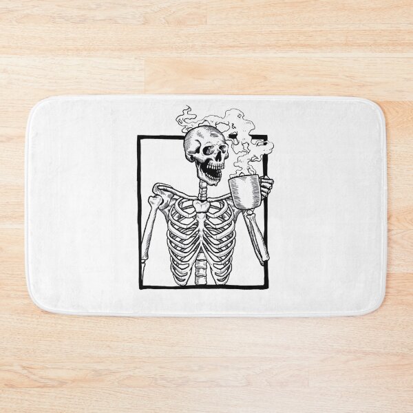 Item preview, halloween skeleton drinking coffee funny Classic  designed and sold by AylaBecker1.