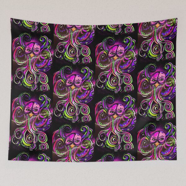 Item preview, Beautiful Octopus Storming Through designed and sold by Jessica Klingberg.