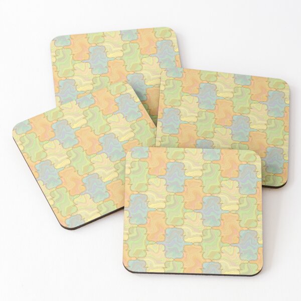 Item preview, Figured tiles in pastel colors designed and sold by Osting.