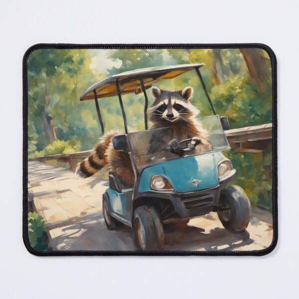 Item preview, Golf Cart Bandit Raccoon designed and sold by RDevane.