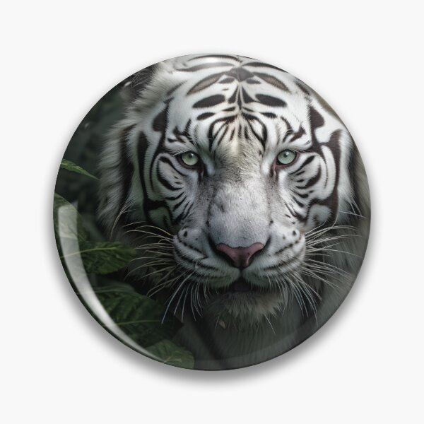 Item preview, Exotic white tiger digital print designed and sold by dcrc.