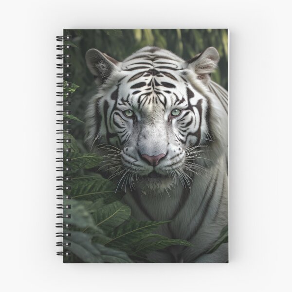 Item preview, Exotic white tiger digital print designed and sold by dcrc.