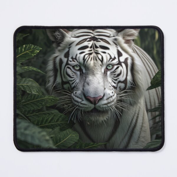 Item preview, Exotic white tiger digital print designed and sold by dcrc.