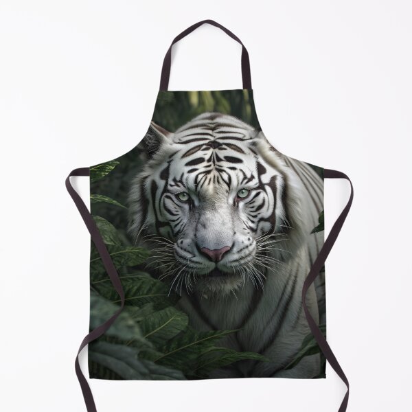 Item preview, Exotic white tiger digital print designed and sold by dcrc.