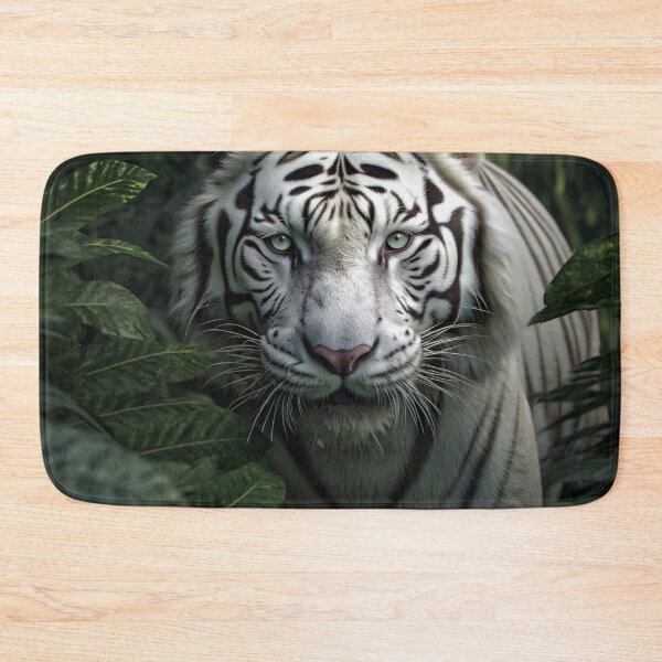Item preview, Exotic white tiger digital print designed and sold by dcrc.