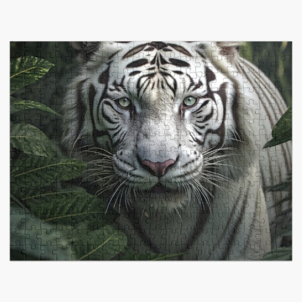 Tiger 'Ferocious Bengal Tiger' 3D Wood Jigsaw Puzzle