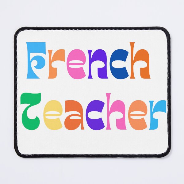 Item preview, Colorful and fun French teacher design designed and sold by language-des.