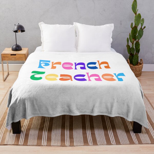 Item preview, Colorful and fun French teacher design designed and sold by language-des.