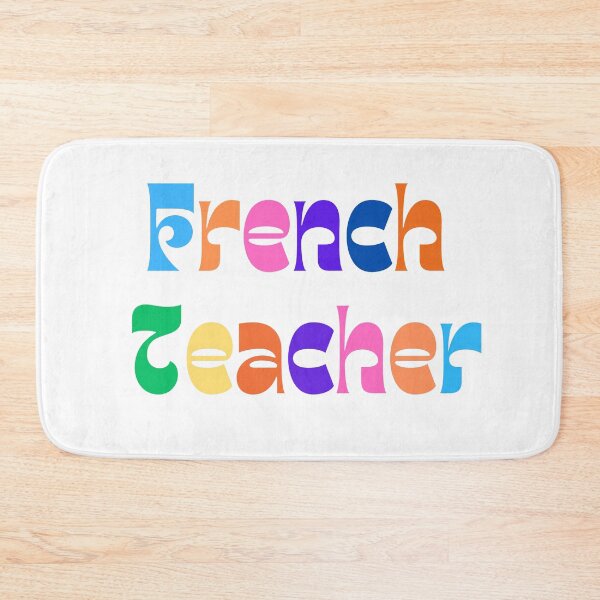 Item preview, Colorful and fun French teacher design designed and sold by language-des.