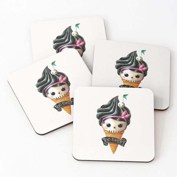 Item preview, Hallowwen Skull Ice Cream Classic  designed and sold by AylaBecker1.