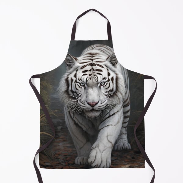 Item preview, Exotic white tiger digital print designed and sold by dcrc.