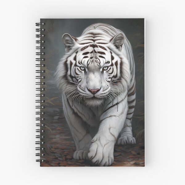 Item preview, Exotic white tiger digital print designed and sold by dcrc.