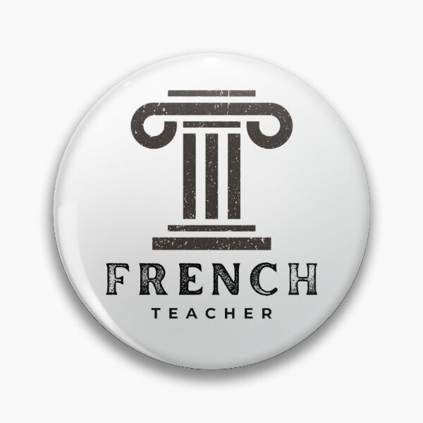 Item preview, French teacher textured column designed and sold by language-des.