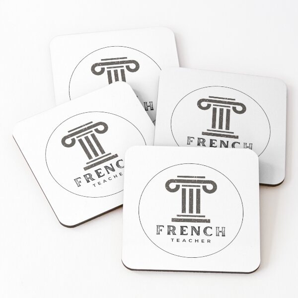 Item preview, French teacher textured column designed and sold by language-des.
