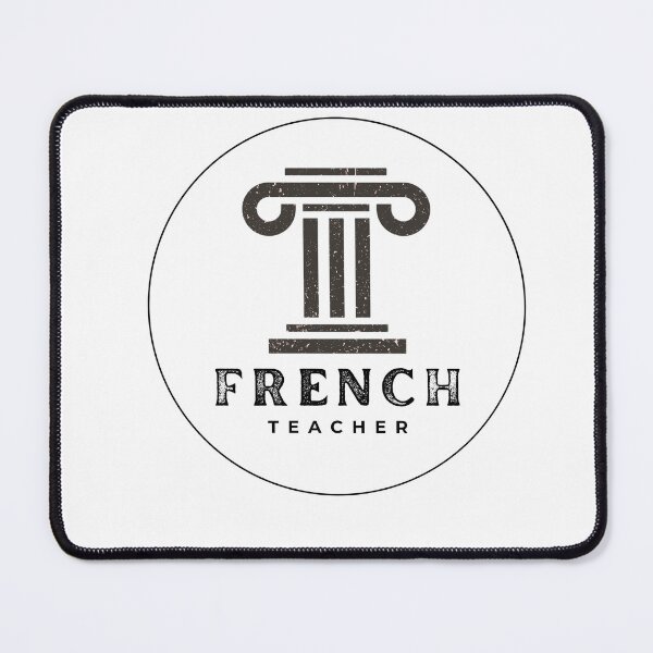 Item preview, French teacher textured column designed and sold by language-des.