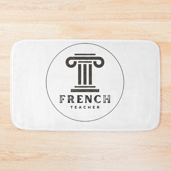 Item preview, French teacher textured column designed and sold by language-des.