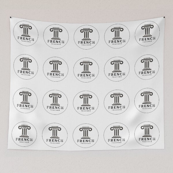 Item preview, French teacher textured column designed and sold by language-des.