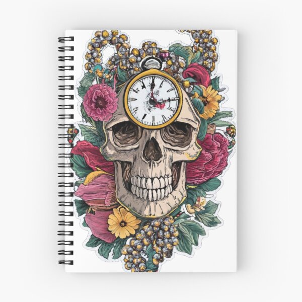 Item preview, Skull With Roses designed and sold by SolitudeDelight.