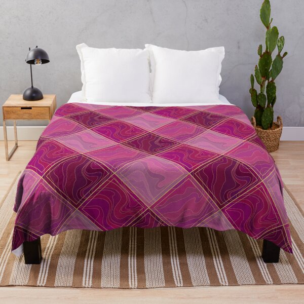 Item preview, Purple checked pattern designed and sold by Osting.
