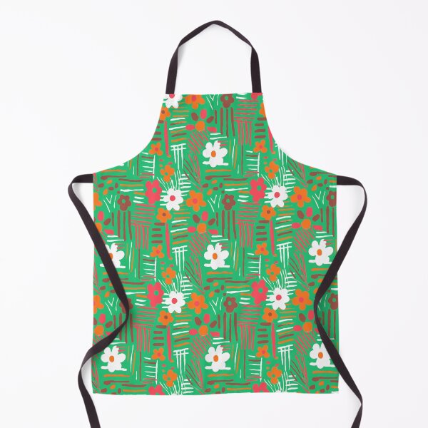 Item preview, Minimal soft style floral and stripes green designed and sold by Alessandro Remo Mazzoni Remotextiles.