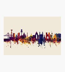 Lisbon Portugal Skyline Photographic Print