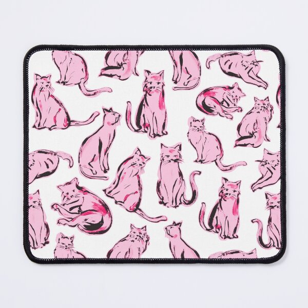 Artikelvorschau, Katzen, Pinselfarbe, Kätzchen, rosa, süß, Haustier entworfen und verkauft von letsgow8th.