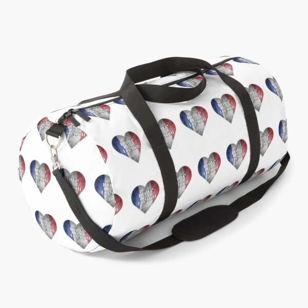 Item preview, I love French, heart with French flag designed and sold by language-des.
