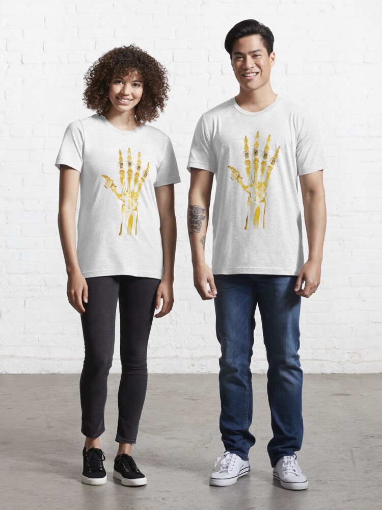 5 Rings Skeleton T Shirt Patient #24 Kobe Bryant Skeleton Hand