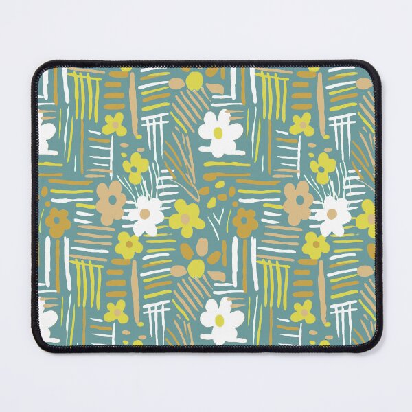 Item preview, Minimal soft style floral and stripes green designed and sold by Alessandro Remo Mazzoni Remotextiles.