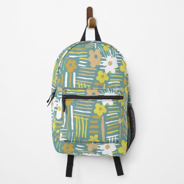 Item preview, Minimal soft style floral and stripes green designed and sold by Alessandro Remo Mazzoni Remotextiles.