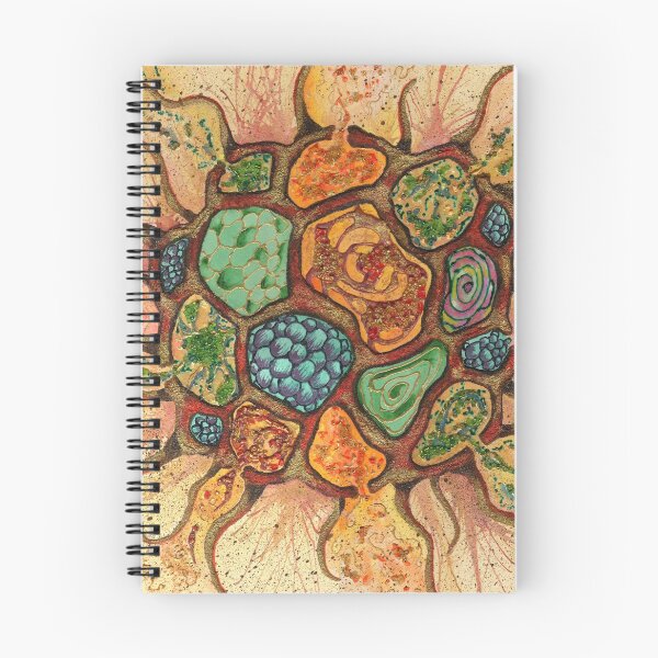 Item preview, Microcosm (mixed media on paper) designed and sold by Painting By Nature.