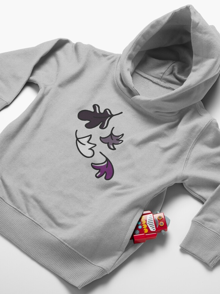 Thumbnail 4 of 5, Toddler Pullover Hoodie, Heartstopper Leaves Ace Pride designed and sold by DesignsByAND.