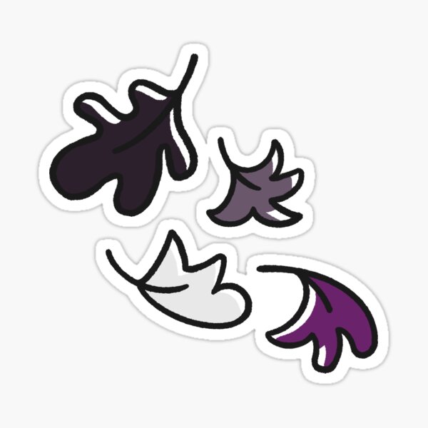 Heartstopper Leaves Ace Pride Sticker