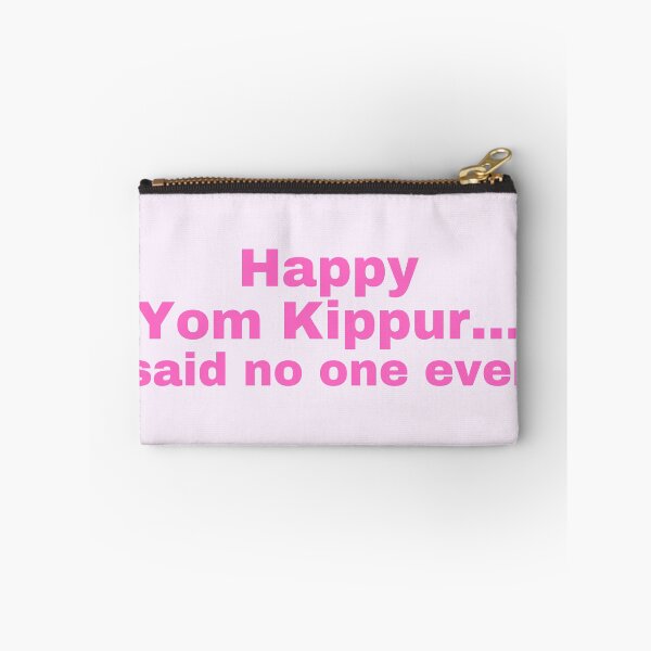 Item preview, Jewish Holiday Happy Yom Kippur pink designed and sold by NJGDesigns.