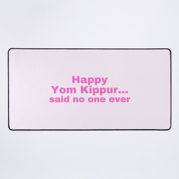 Item preview, Jewish Holiday Happy Yom Kippur pink designed and sold by NJGDesigns.