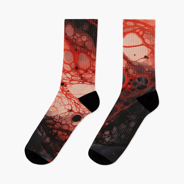 Artikelvorschau, Bordeaux Dreams: Red and Black Abstract Reverie-Druck Midnight Nebula Pinot entworfen und verkauft von ScarsAndShadows.